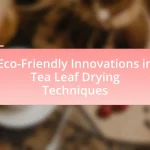 Eco-Friendly Innovations in Tea Leaf Drying Techniques