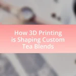 How 3D Printing is Shaping Custom Tea Blends