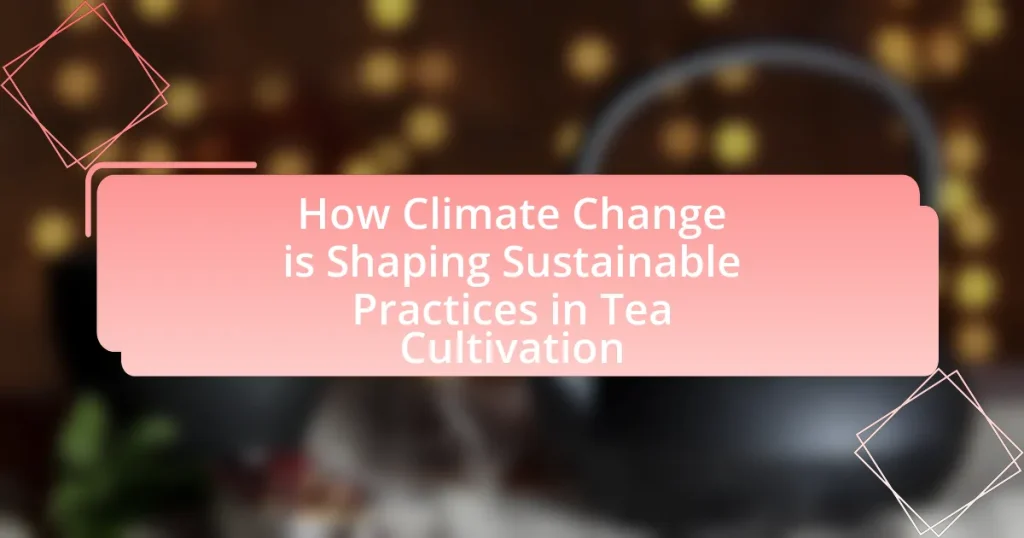 How Climate Change is Shaping Sustainable Practices in Tea Cultivation