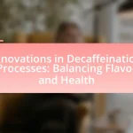 Innovations in Decaffeination Processes: Balancing Flavor and Health