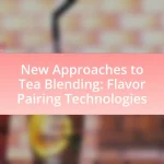 New Approaches to Tea Blending: Flavor Pairing Technologies