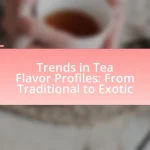 Trends in Tea Flavor Profiles: From Traditional to Exotic