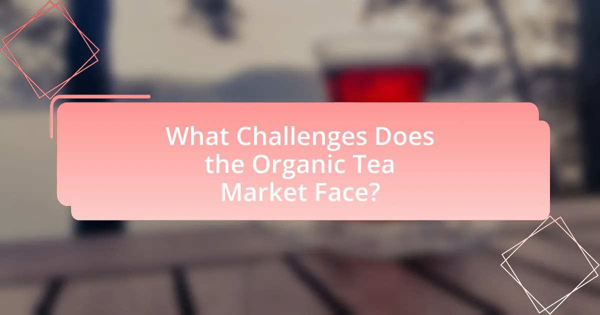 What Challenges Does the Organic Tea Market Face?