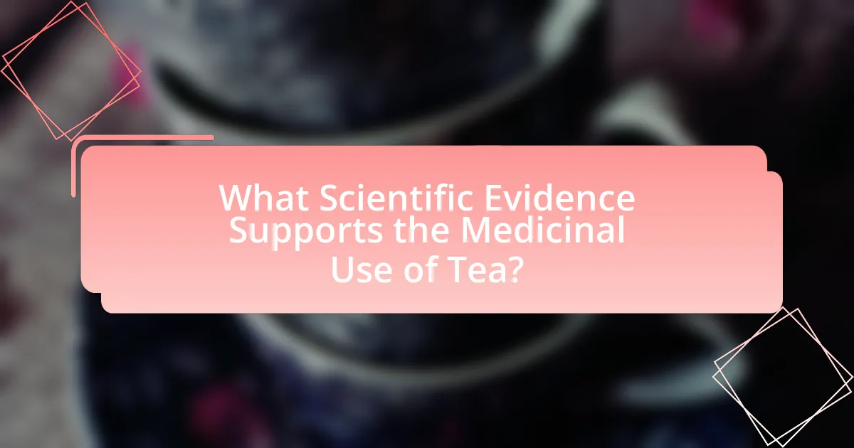 What Scientific Evidence Supports the Medicinal Use of Tea?