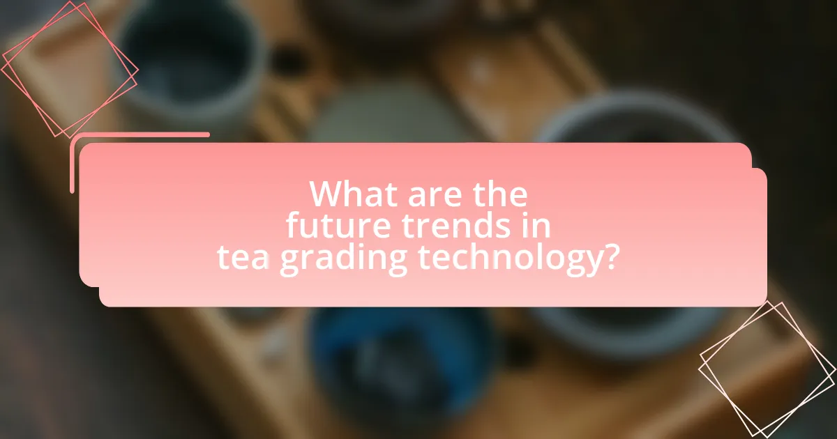 What are the future trends in tea grading technology?