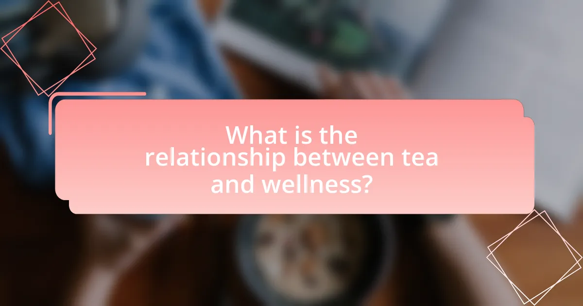 What is the relationship between tea and wellness?